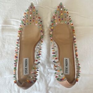 Steve Madden - Multi Clear Pointed-toe Pumps (8.5)